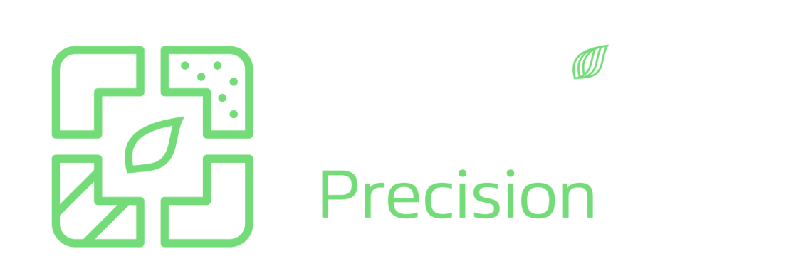 Cropwise Precision logó zöld és fehér szöveggel, balra geometrikus ikon