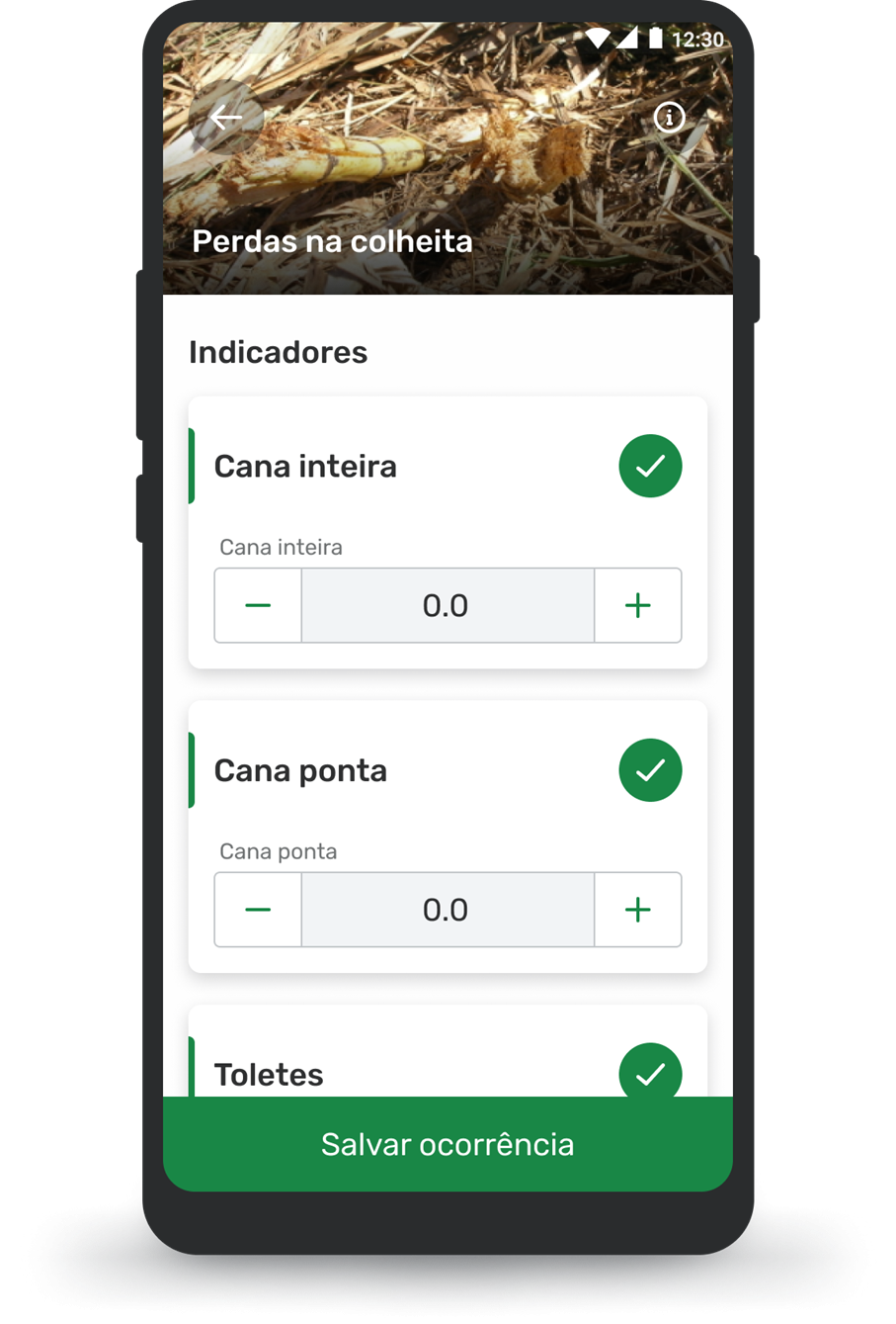 Protector's flexibility makes it possible to monitor various different indicators, including pests, diseases, harvest losses, planting quality, etc.