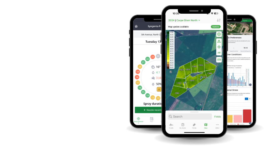 Cropwise ZA apps on mobile phone