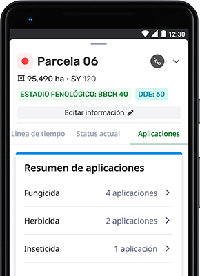 Histórico de aplicaciones